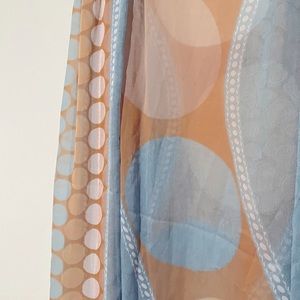 Polka patterns multi colored  scarf